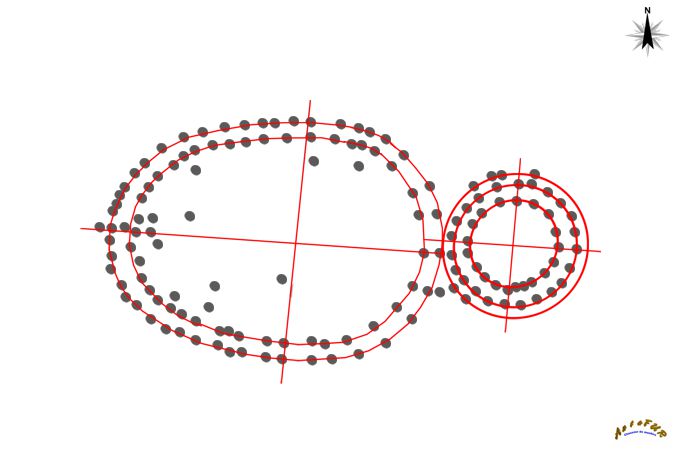 plan cromeleque los almendres neolithique